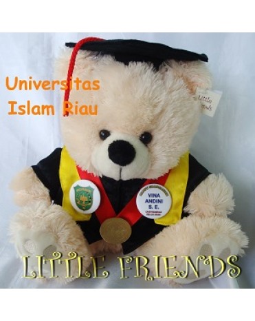 Boneka Wisuda Universitas Islam Riau - Ekonomi (30 cm)